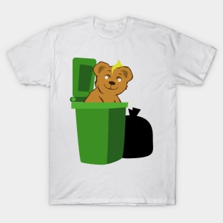 A Bear Raiding the Trash Bin T-Shirt